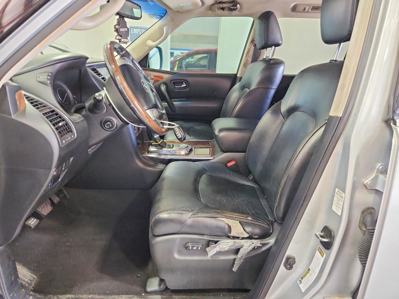 2015 Infiniti Qx80 Base Silver vin: JN8AZ2NF7F9571903