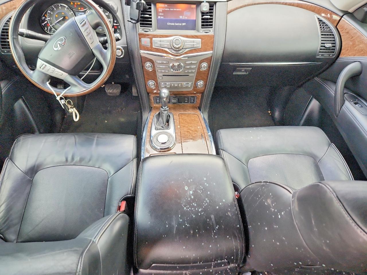 2015 Infiniti Qx80 Base Black vin: JN8AZ2NF7F9572808