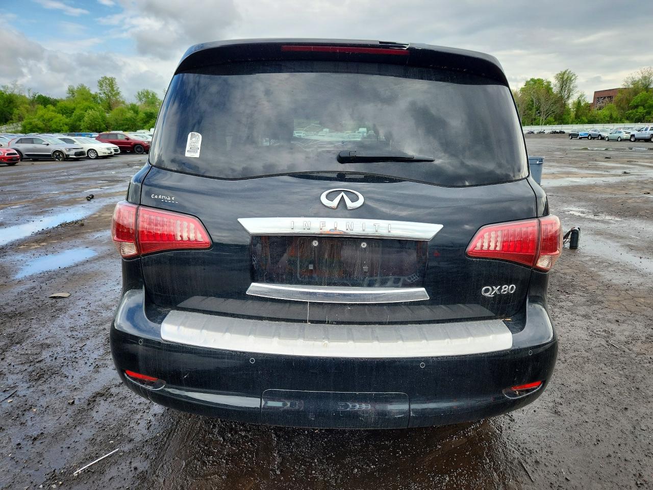 2015 Infiniti Qx80 Base Black vin: JN8AZ2NF7F9572808