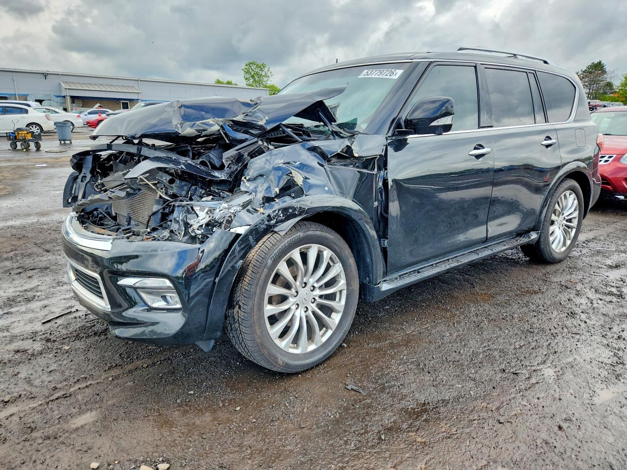 2015 Infiniti Qx80 Base Black vin: JN8AZ2NF7F9572808
