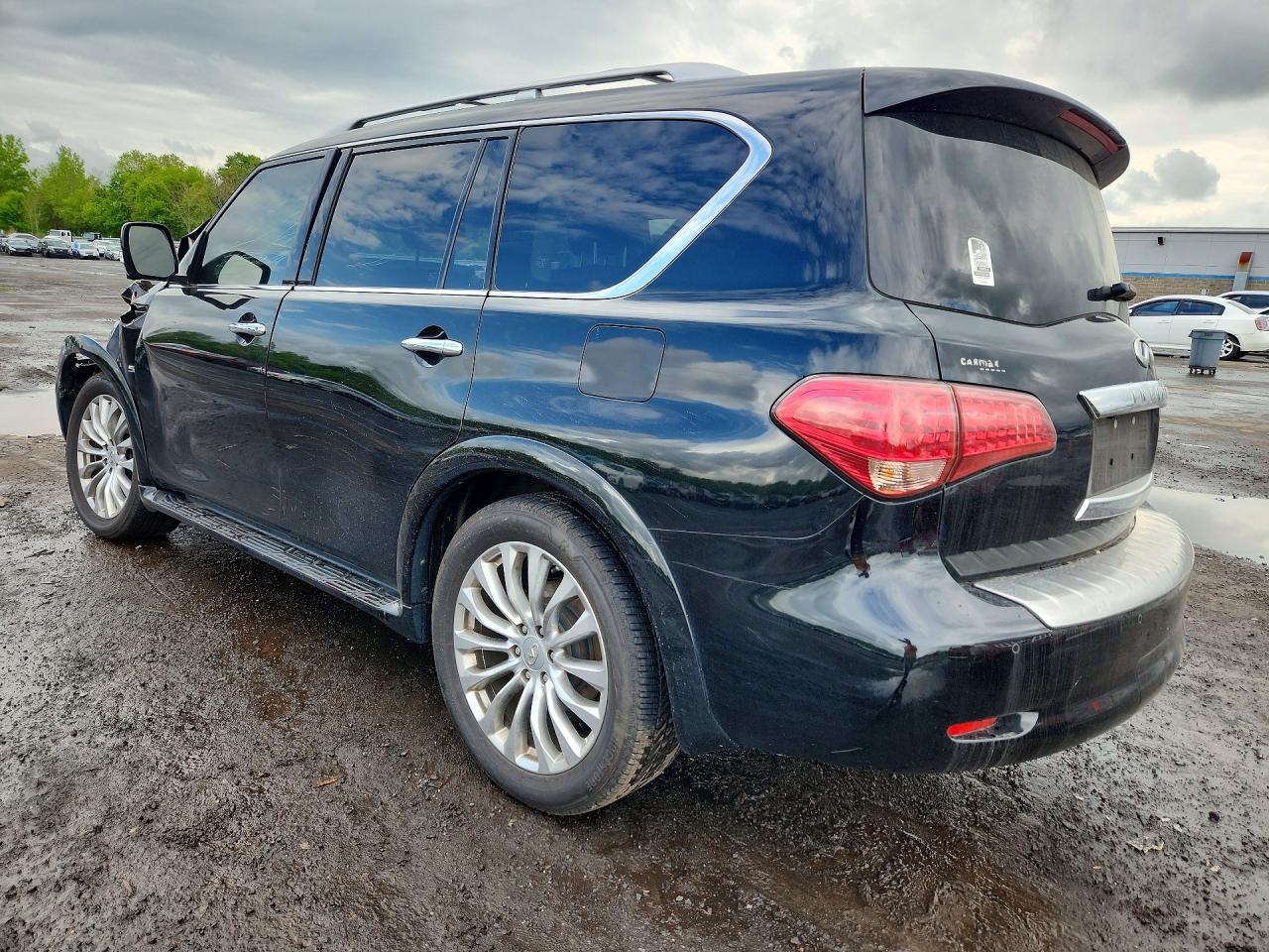 2015 Infiniti Qx80 Base Black vin: JN8AZ2NF7F9572808