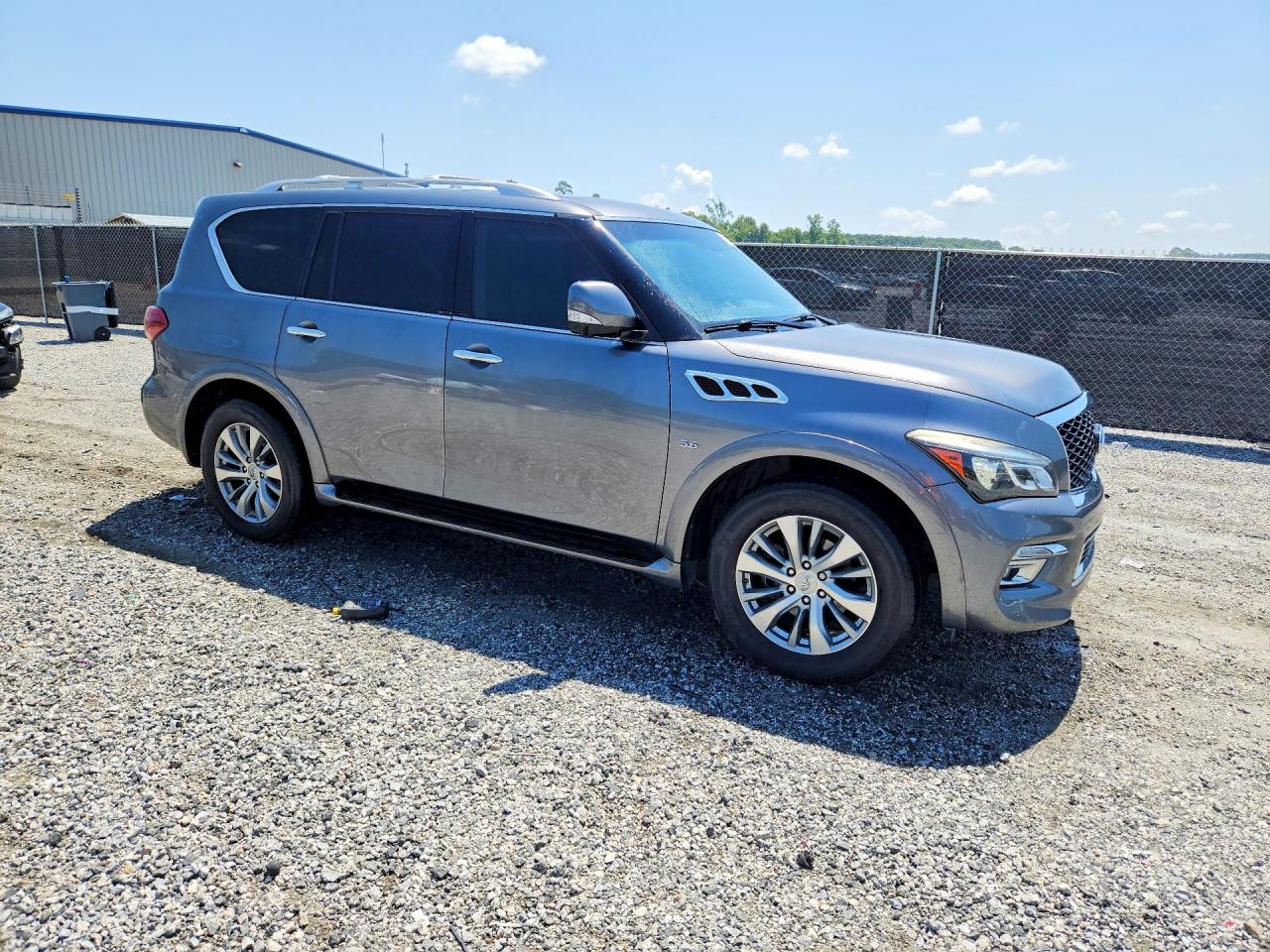 2015 Infiniti Qx80 Base Silver vin: JN8AZ2NF7F9572954