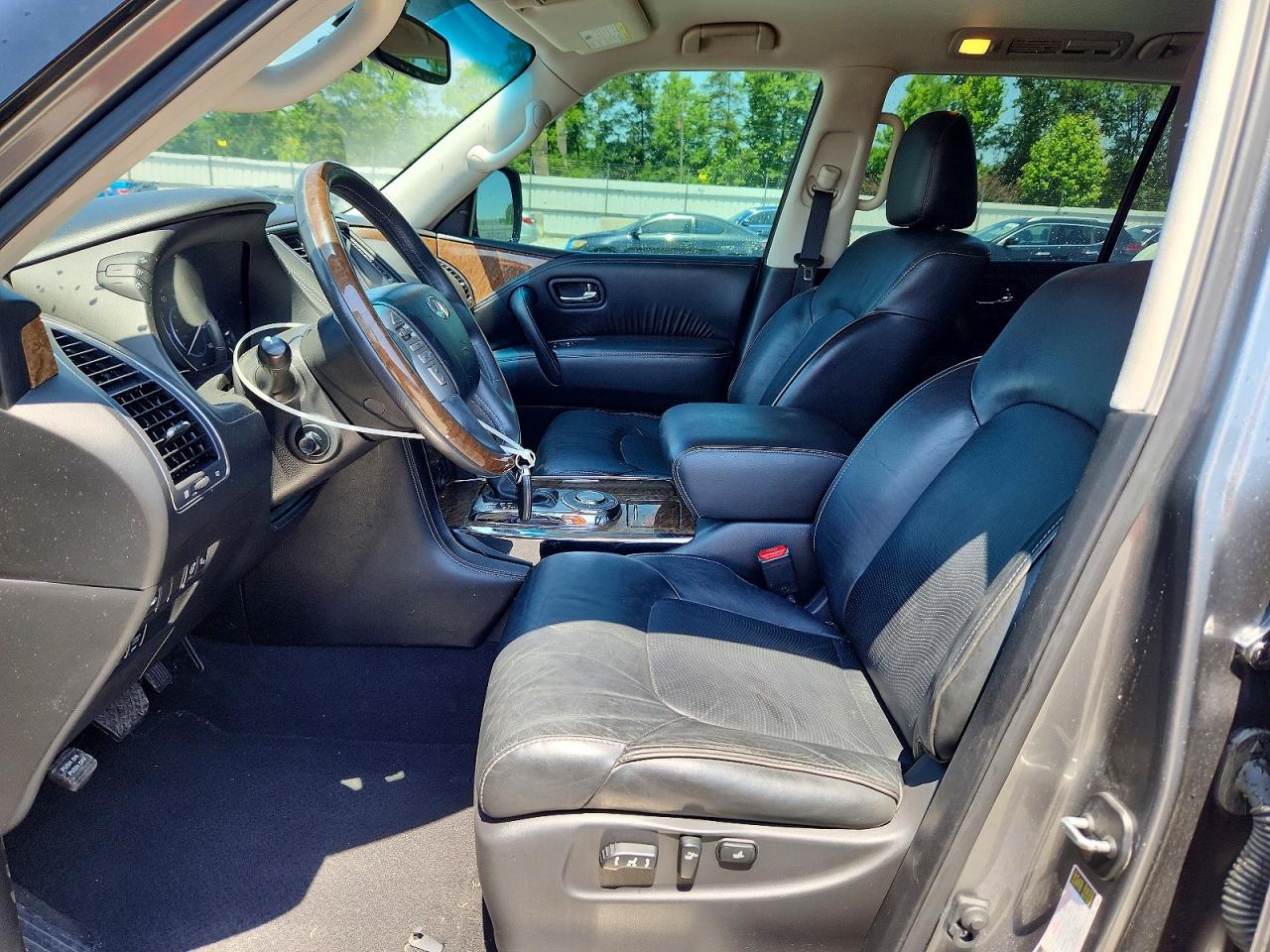 2015 Infiniti Qx80 Base Silver vin: JN8AZ2NF7F9572954