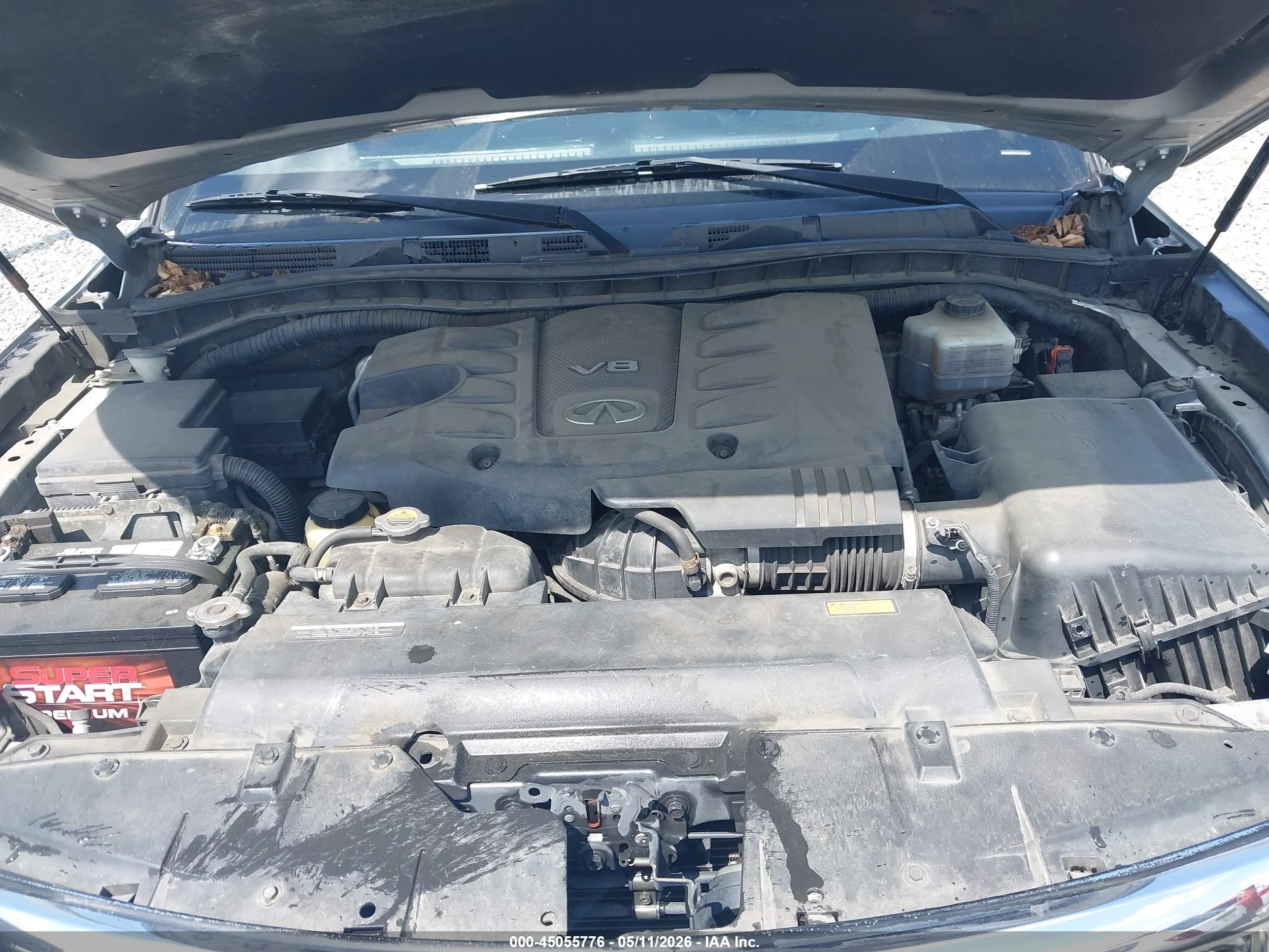 2011 Infiniti Qx56   Silver vin: JN8AZ2NF8B9501899