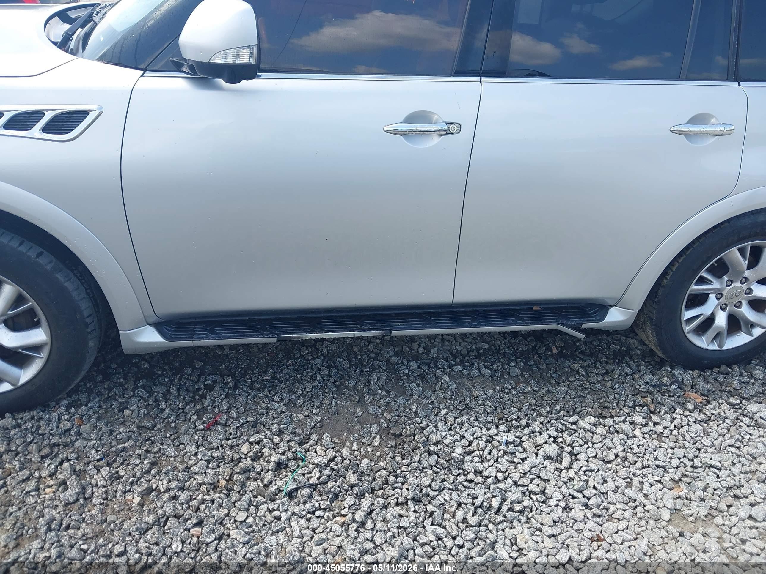 2011 Infiniti Qx56   Silver vin: JN8AZ2NF8B9501899