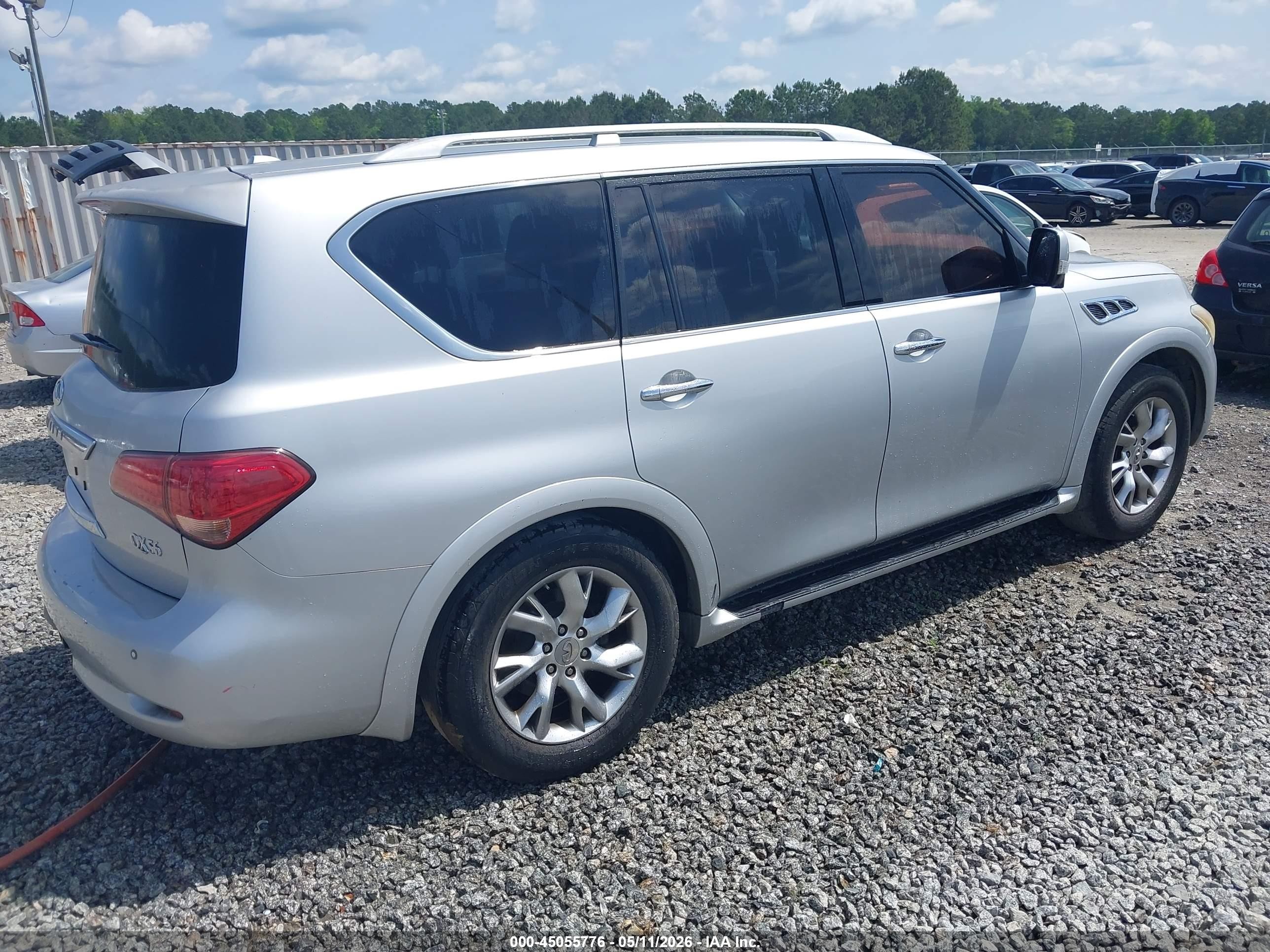 2011 Infiniti Qx56   Silver vin: JN8AZ2NF8B9501899
