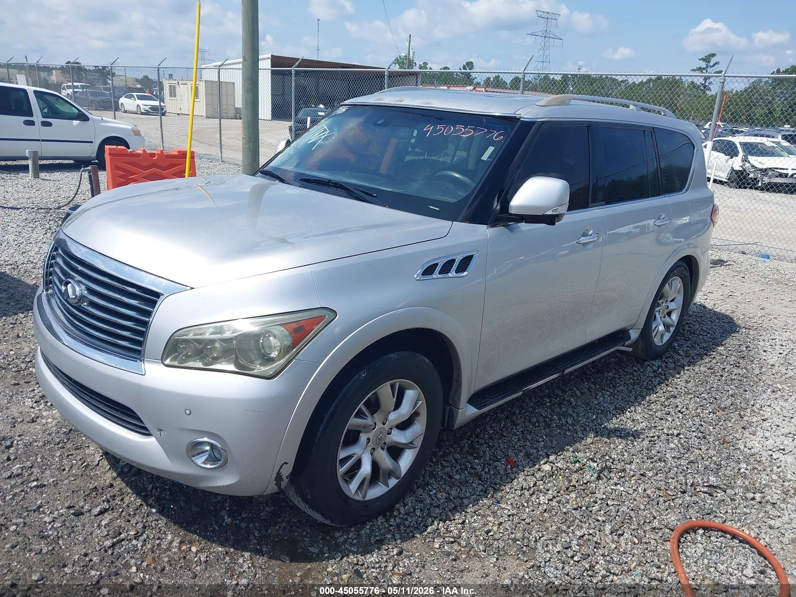 2011 Infiniti Qx56   Silver vin: JN8AZ2NF8B9501899