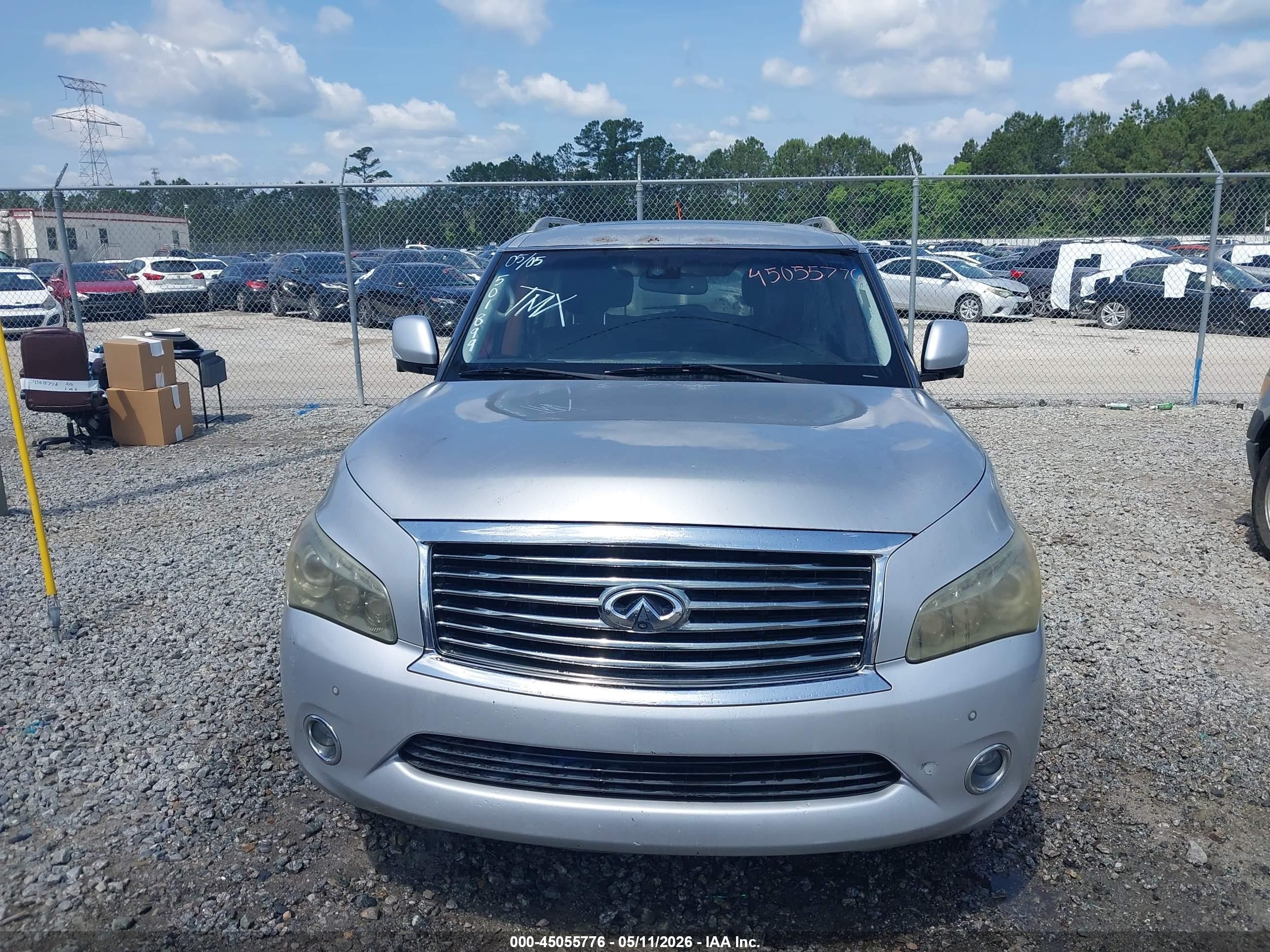 2011 Infiniti Qx56   Silver vin: JN8AZ2NF8B9501899