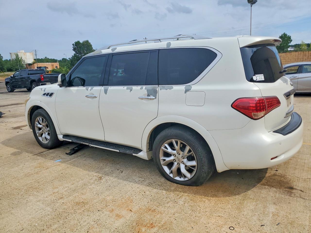 2011 Infiniti Qx56 Base White vin: JN8AZ2NF8B9503801
