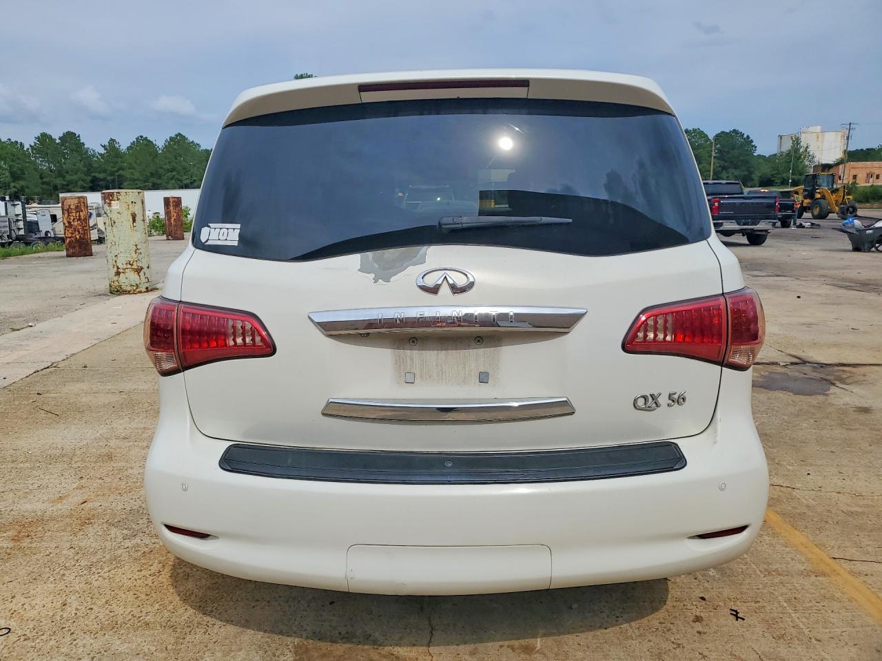 2011 Infiniti Qx56 Base White vin: JN8AZ2NF8B9503801