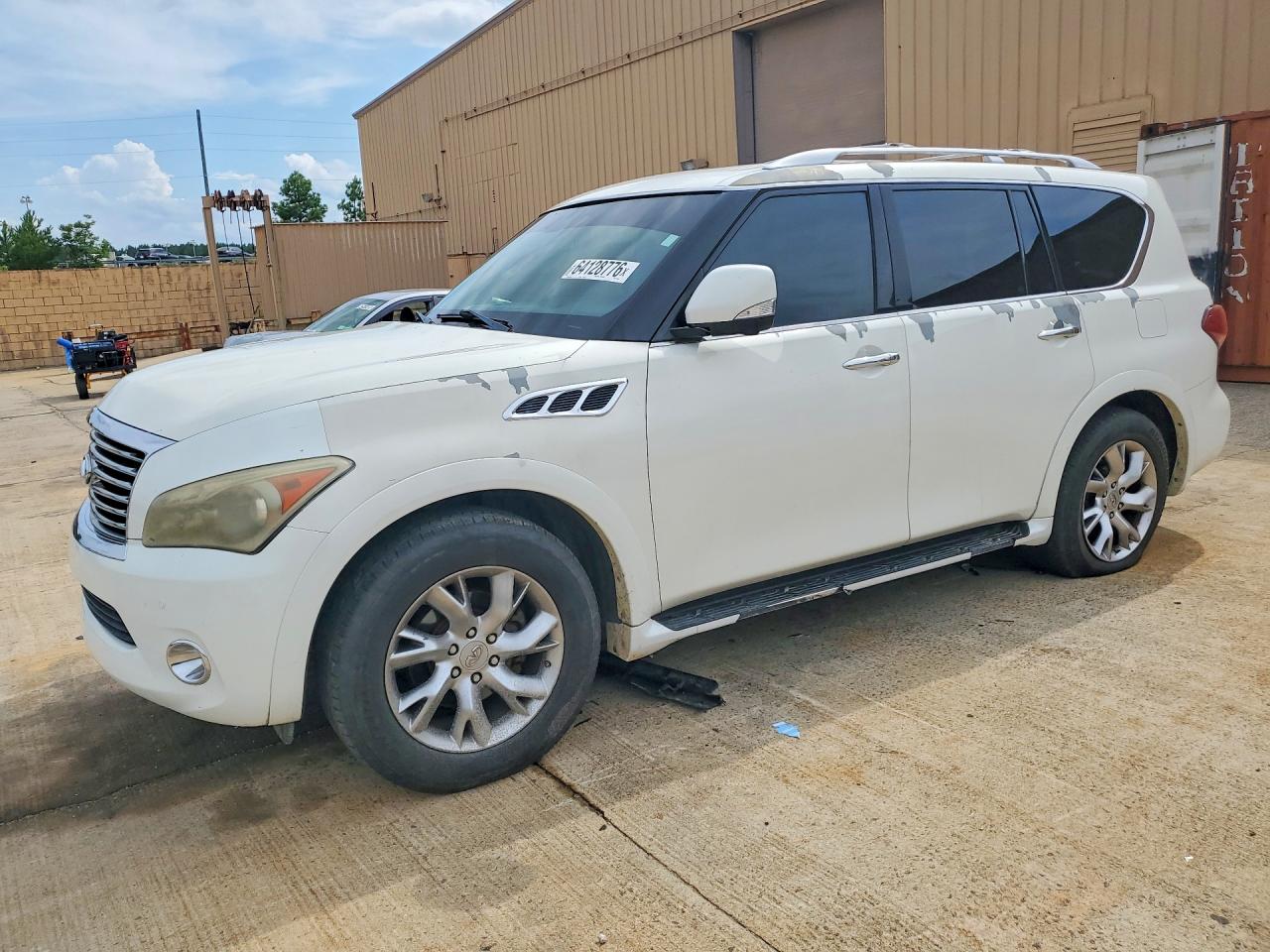 2011 Infiniti Qx56 Base White vin: JN8AZ2NF8B9503801