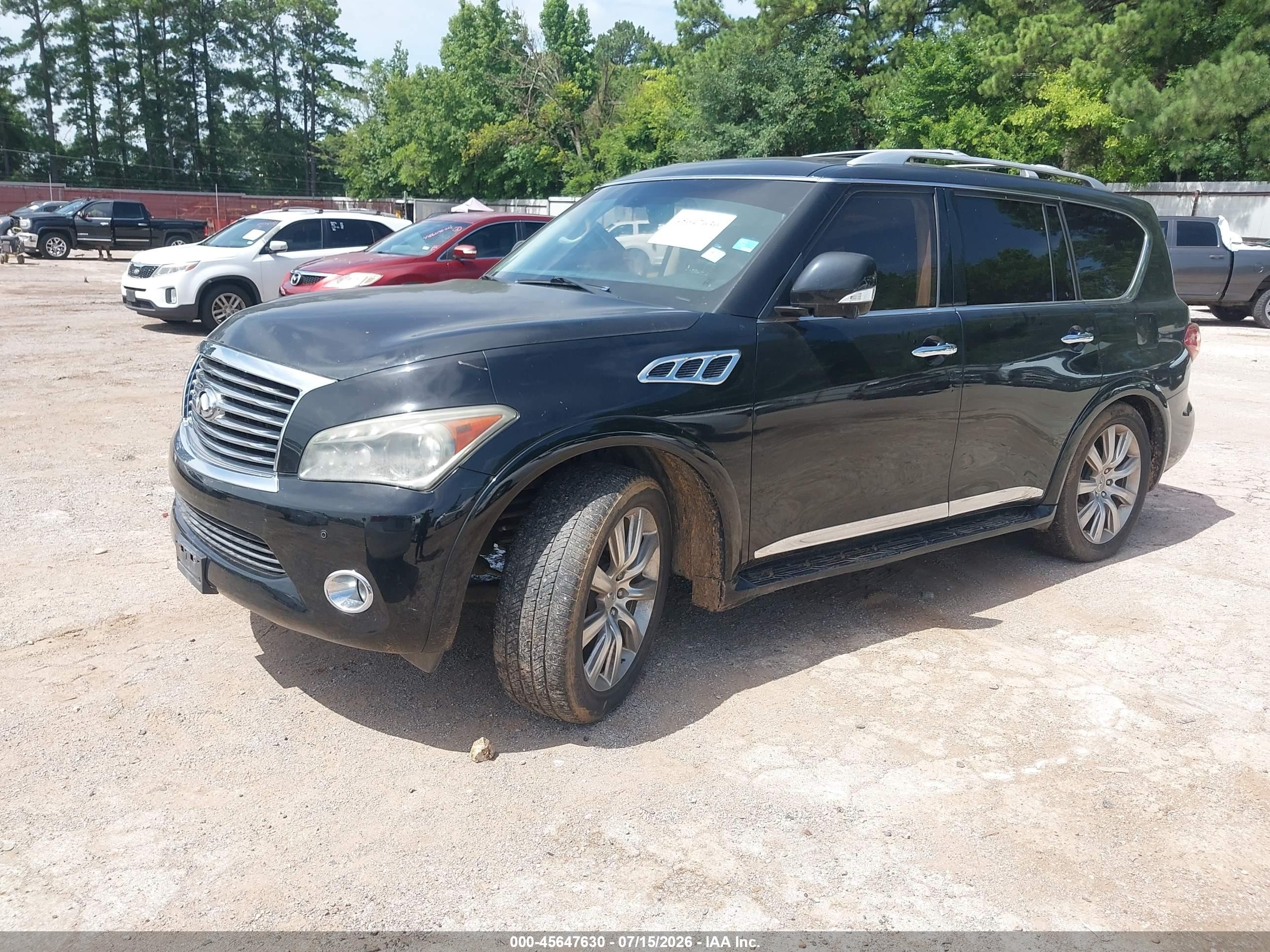 2011 Infiniti Qx56   Black vin: JN8AZ2NF8B9504155
