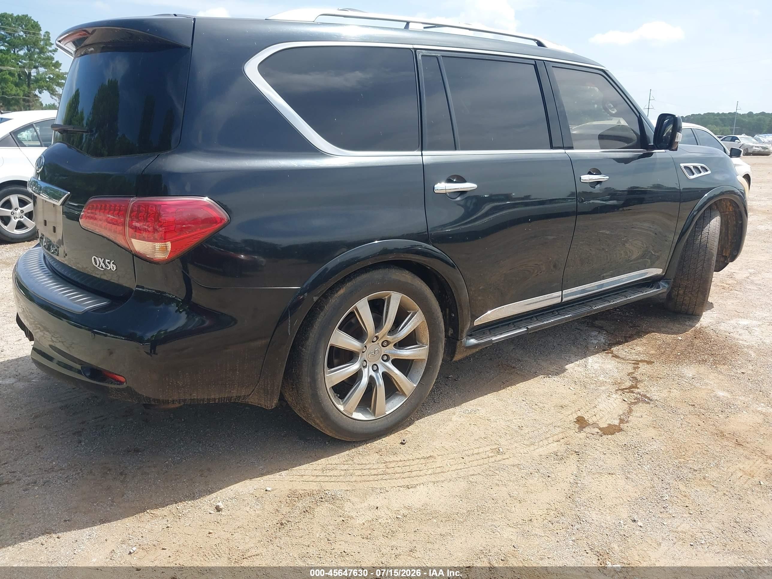 2011 Infiniti Qx56   Black vin: JN8AZ2NF8B9504155