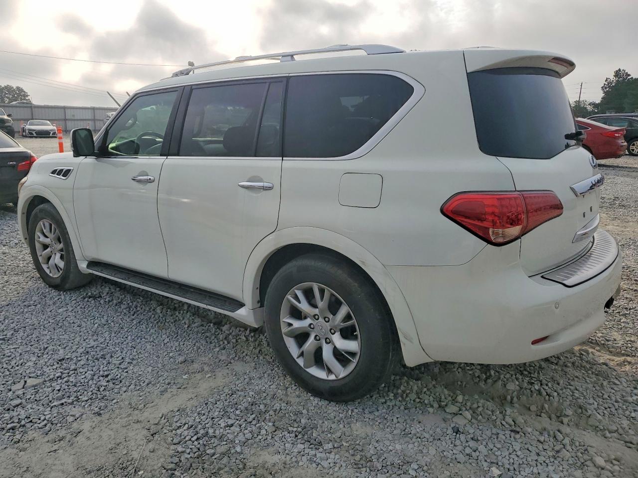 2012 Infiniti Qx56 Base White vin: JN8AZ2NF8C9515531