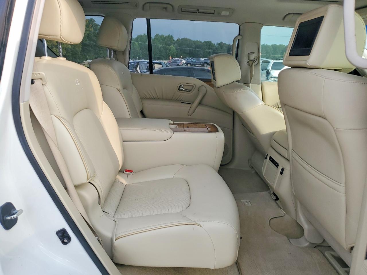 2012 Infiniti Qx56 Base White vin: JN8AZ2NF8C9515531
