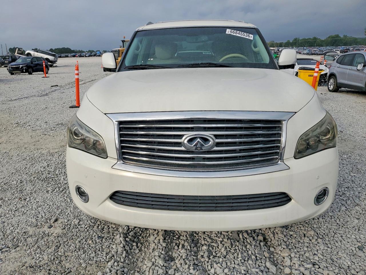 2012 Infiniti Qx56 Base White vin: JN8AZ2NF8C9515531