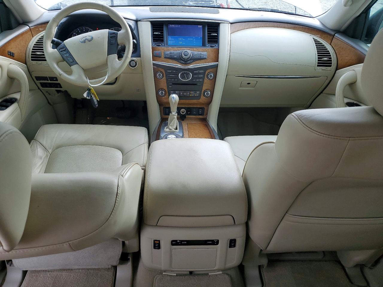 2012 Infiniti Qx56 Base White vin: JN8AZ2NF8C9515531