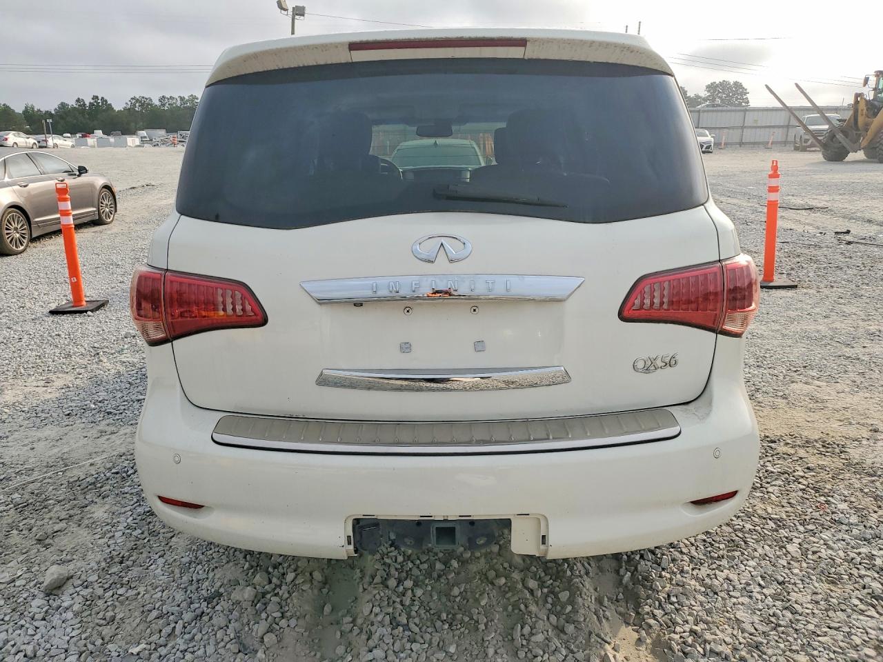 2012 Infiniti Qx56 Base White vin: JN8AZ2NF8C9515531