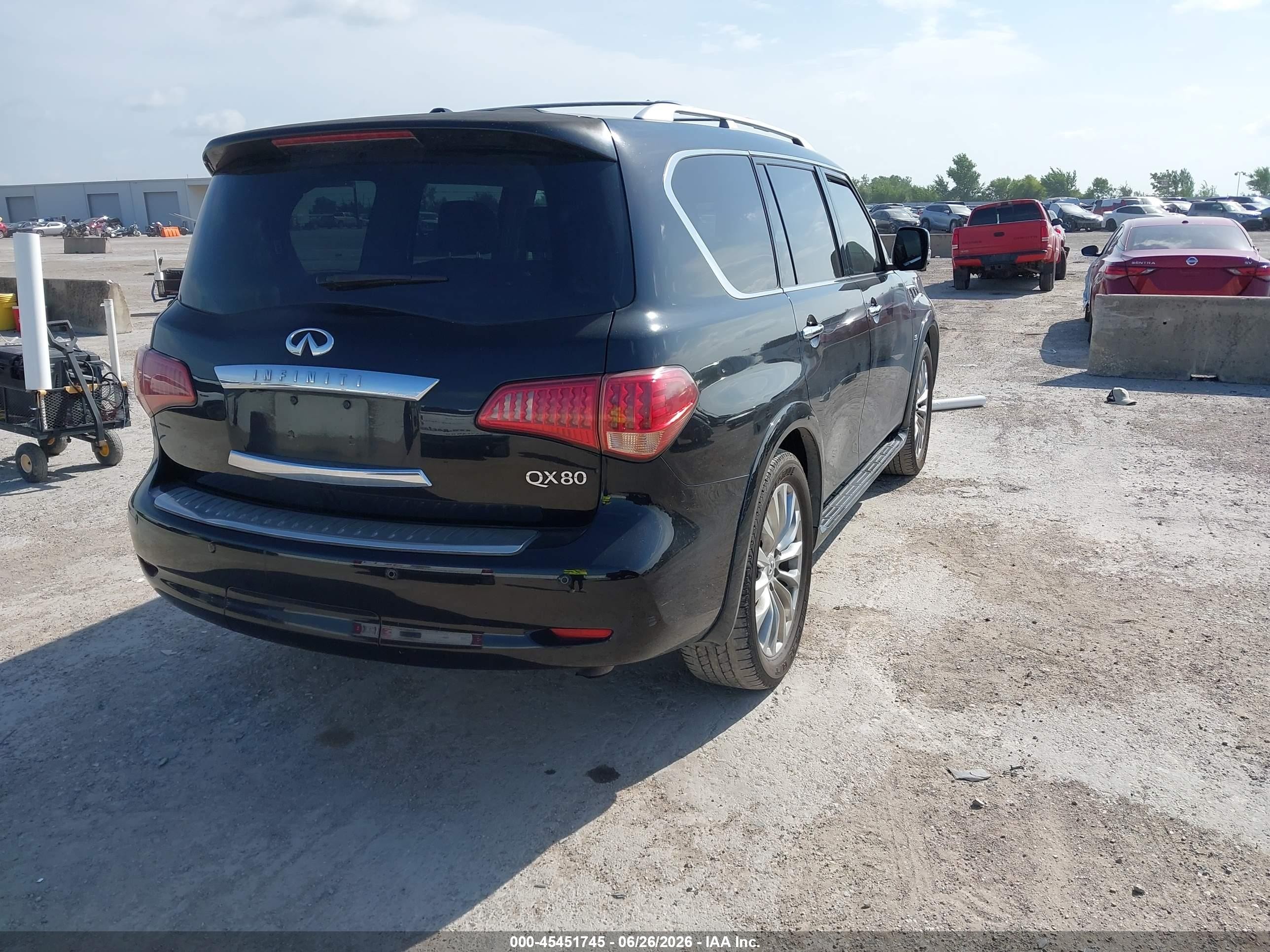 2014 Infiniti Qx80   Черный vin: JN8AZ2NF8E9552677