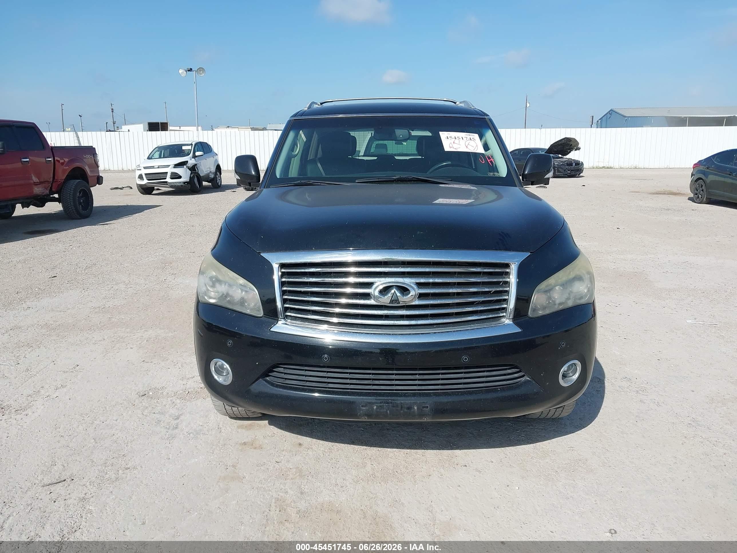 2014 Infiniti Qx80   Черный vin: JN8AZ2NF8E9552677