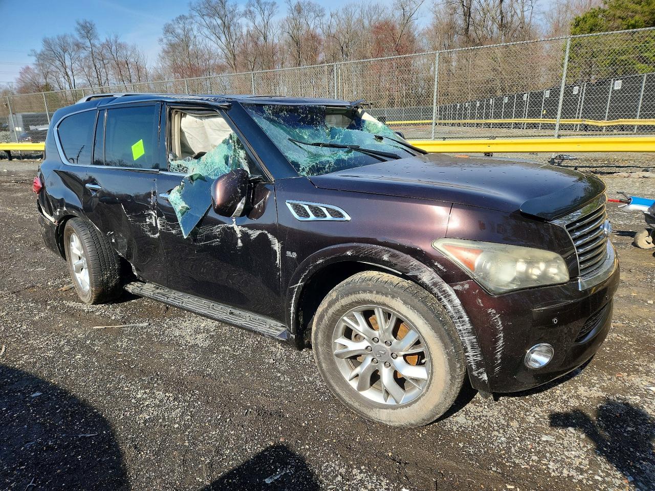 2014 Infiniti Qx80 Base Бордовый vin: JN8AZ2NF8E9554168