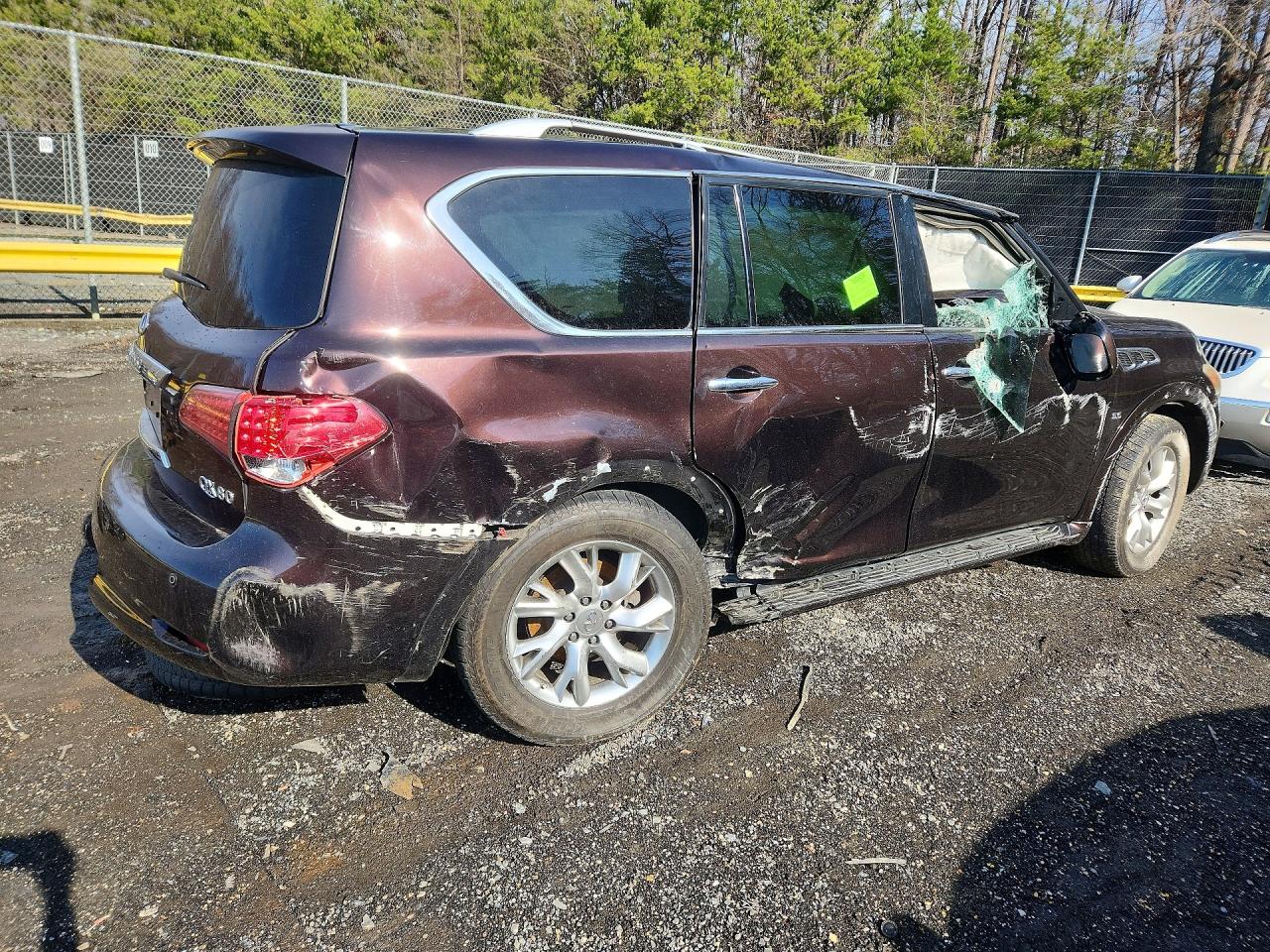 2014 Infiniti Qx80 Base Бордовый vin: JN8AZ2NF8E9554168