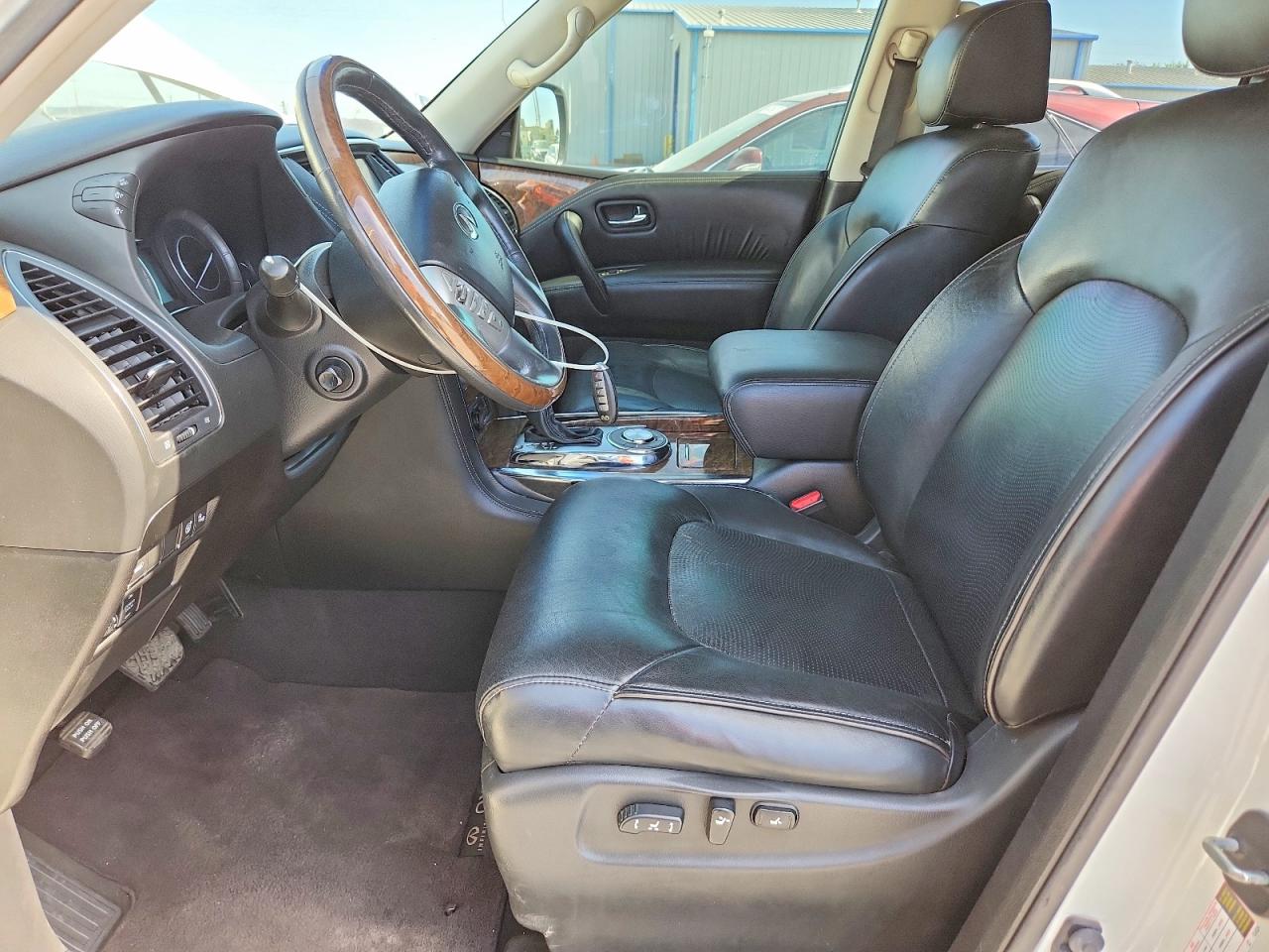 2015 Infiniti Qx80 Base White vin: JN8AZ2NF8F9570260