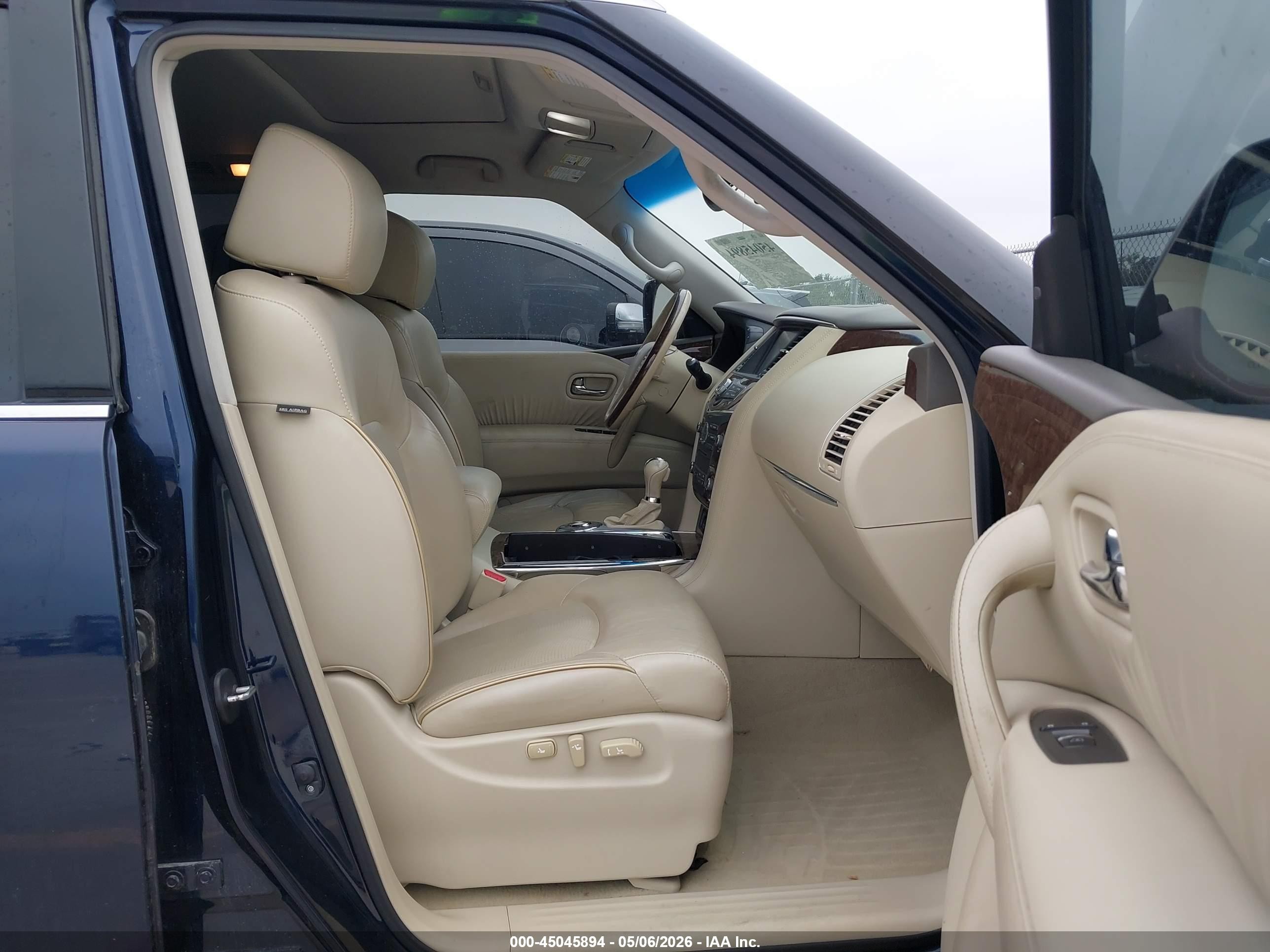 2015 Infiniti Qx80 Dark Blue vin: JN8AZ2NF8F9571442