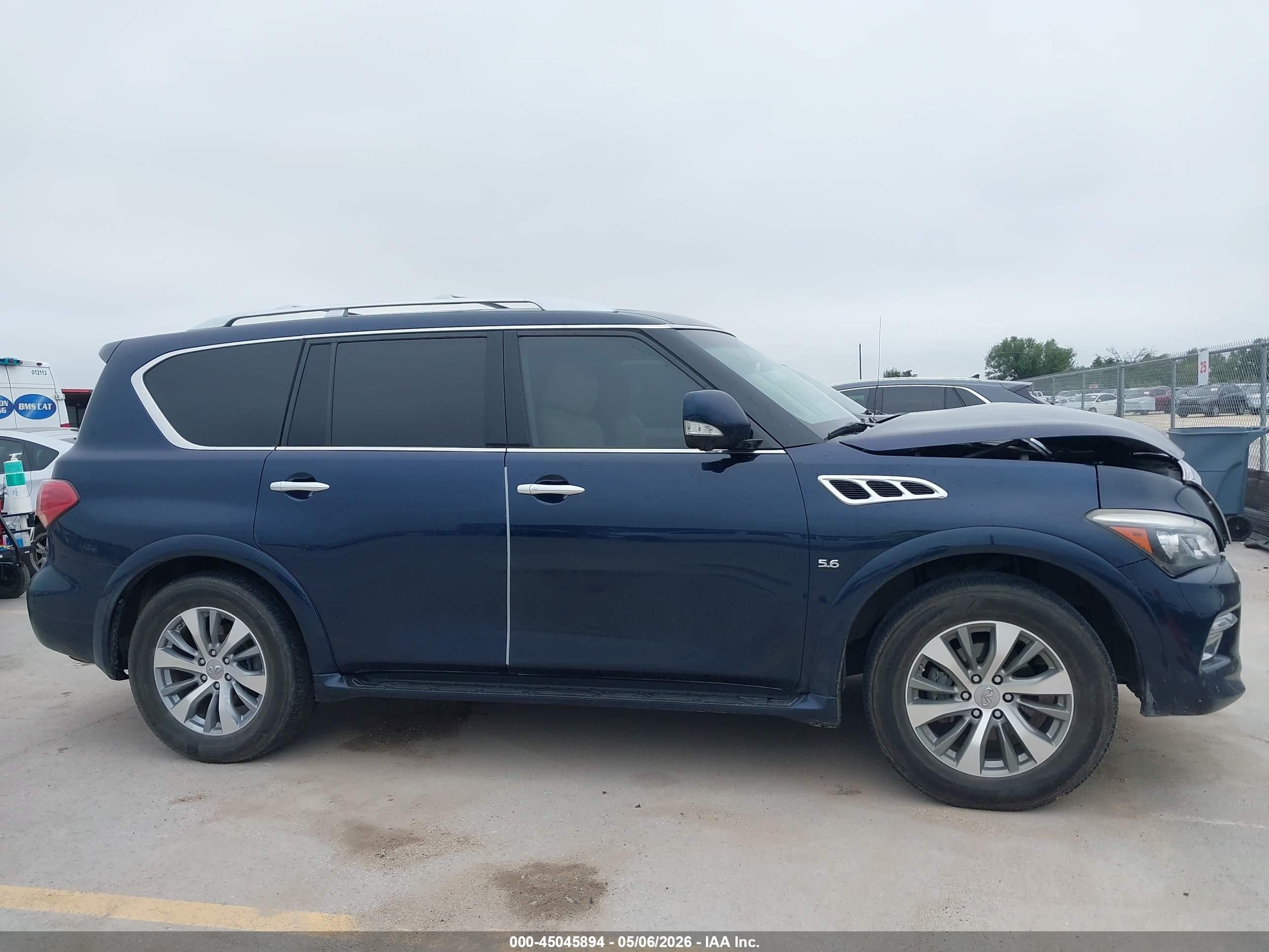2015 Infiniti Qx80 Dark Blue vin: JN8AZ2NF8F9571442