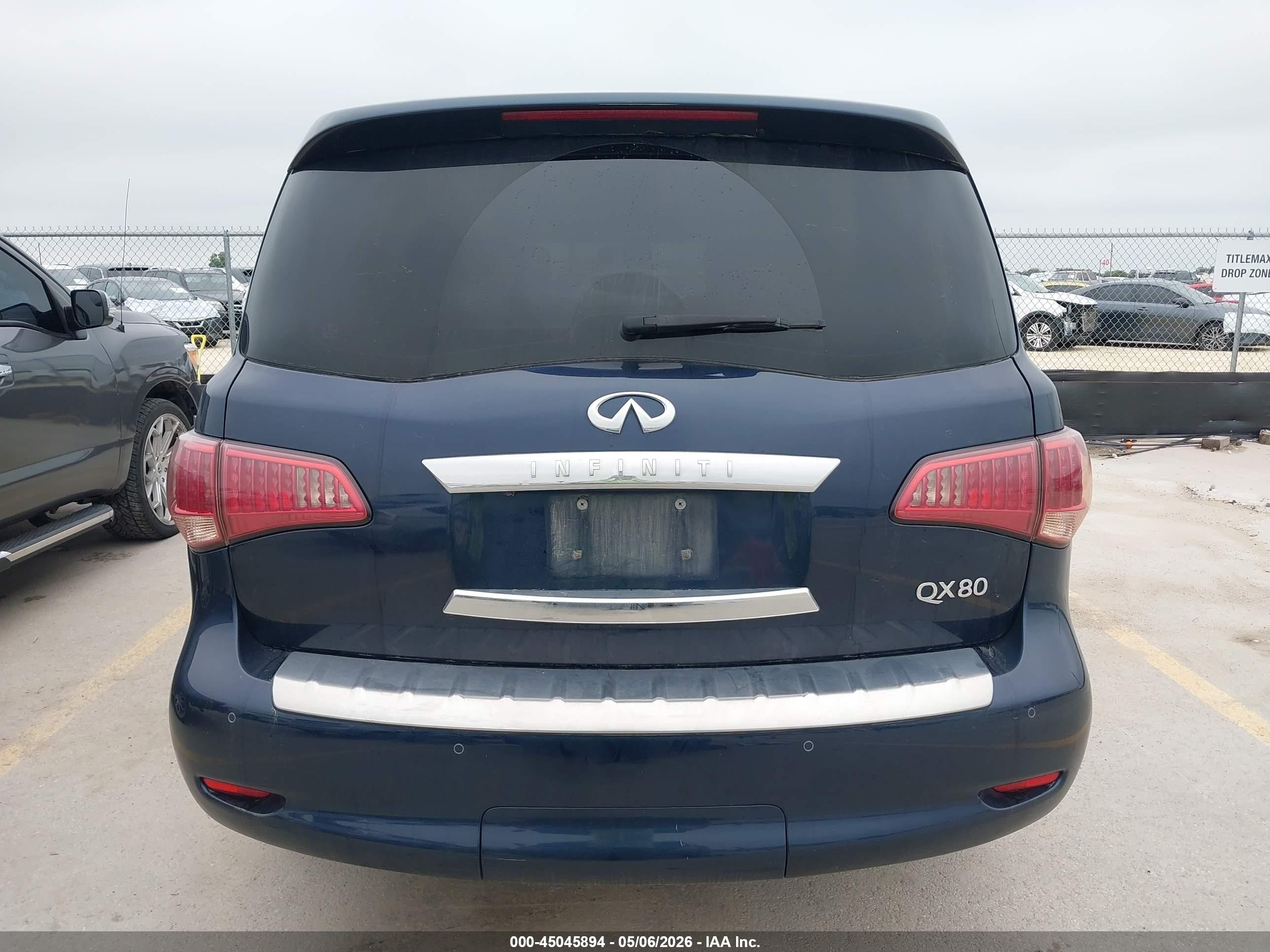 2015 Infiniti Qx80 Dark Blue vin: JN8AZ2NF8F9571442