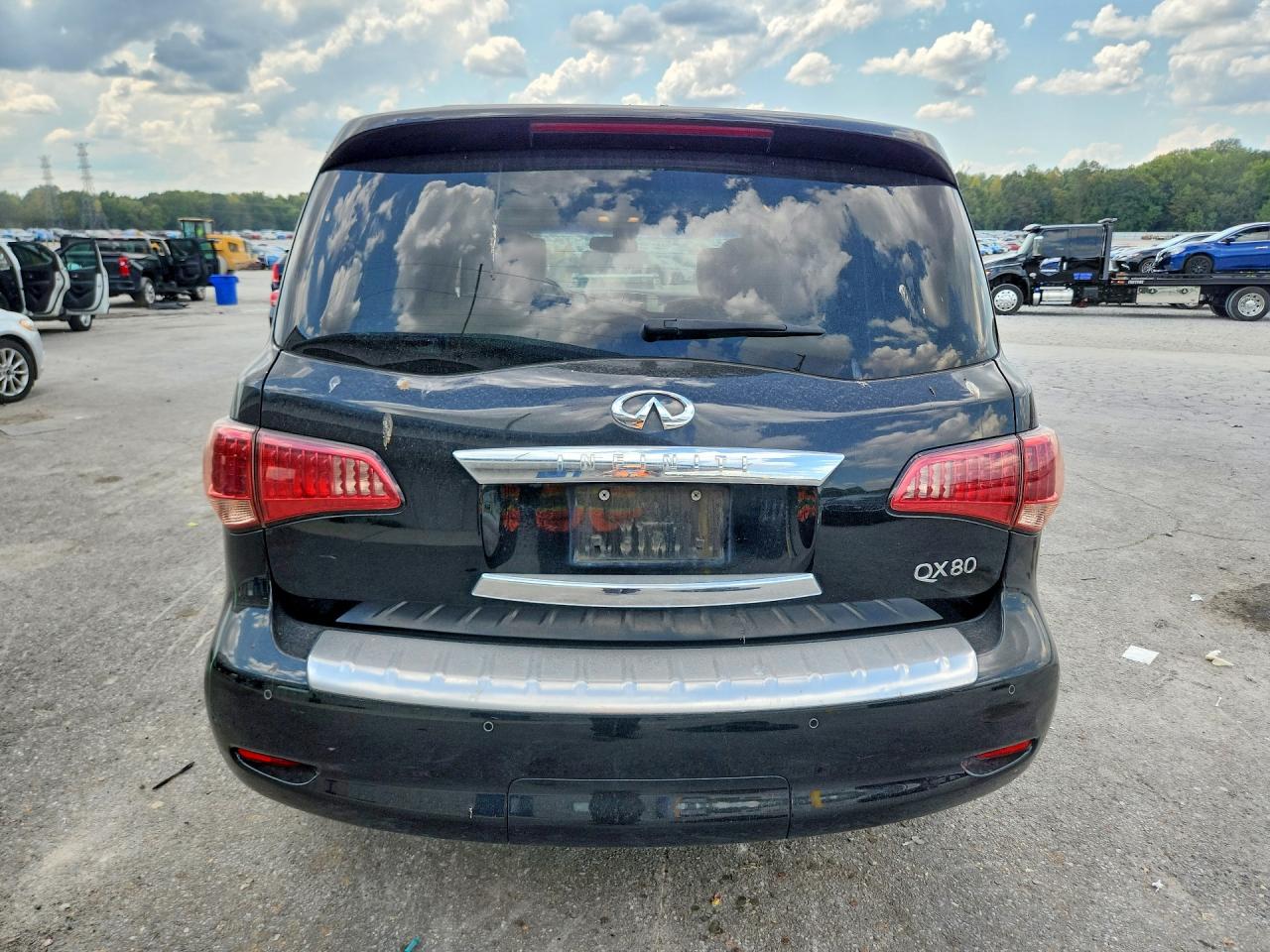 2015 Infiniti Qx80 Base Black vin: JN8AZ2NF8F9574261