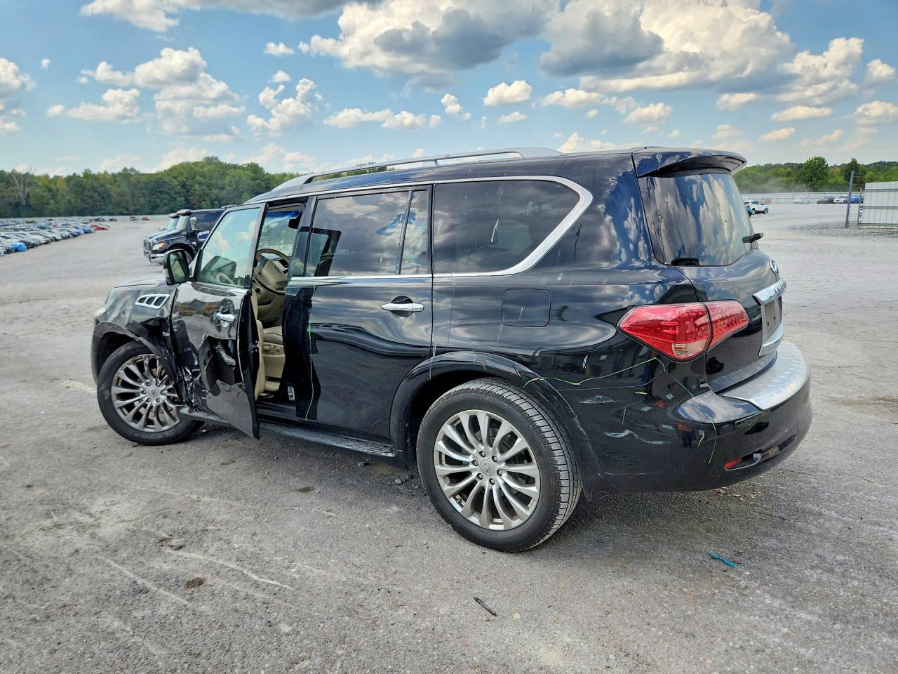 2015 Infiniti Qx80 Base Black vin: JN8AZ2NF8F9574261