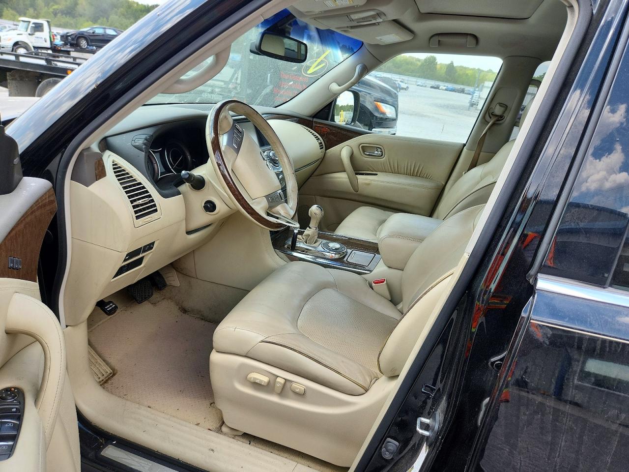 2015 Infiniti Qx80 Base Black vin: JN8AZ2NF8F9574261
