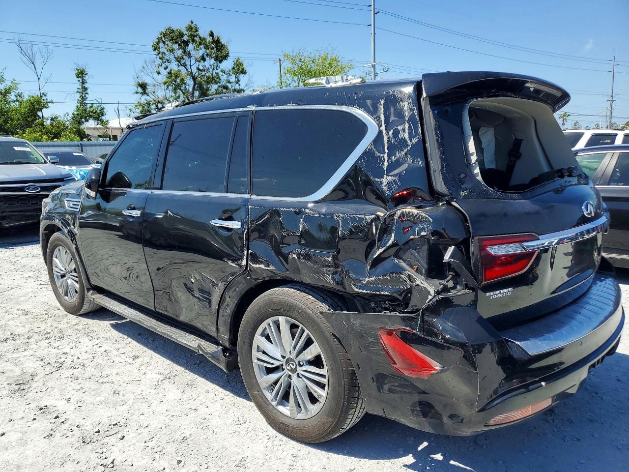 2019 Infiniti Qx80 Luxe Black vin: JN8AZ2NF8K9685466