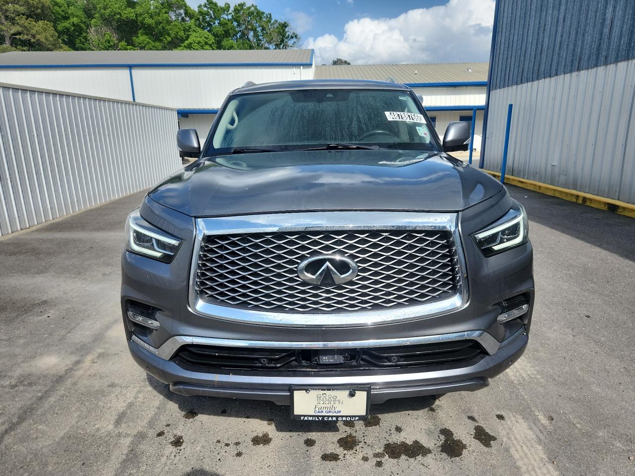 2020 Infiniti Qx80 Luxe Gray vin: JN8AZ2NF8L9701778 Damage: Hood, Chipped, 3