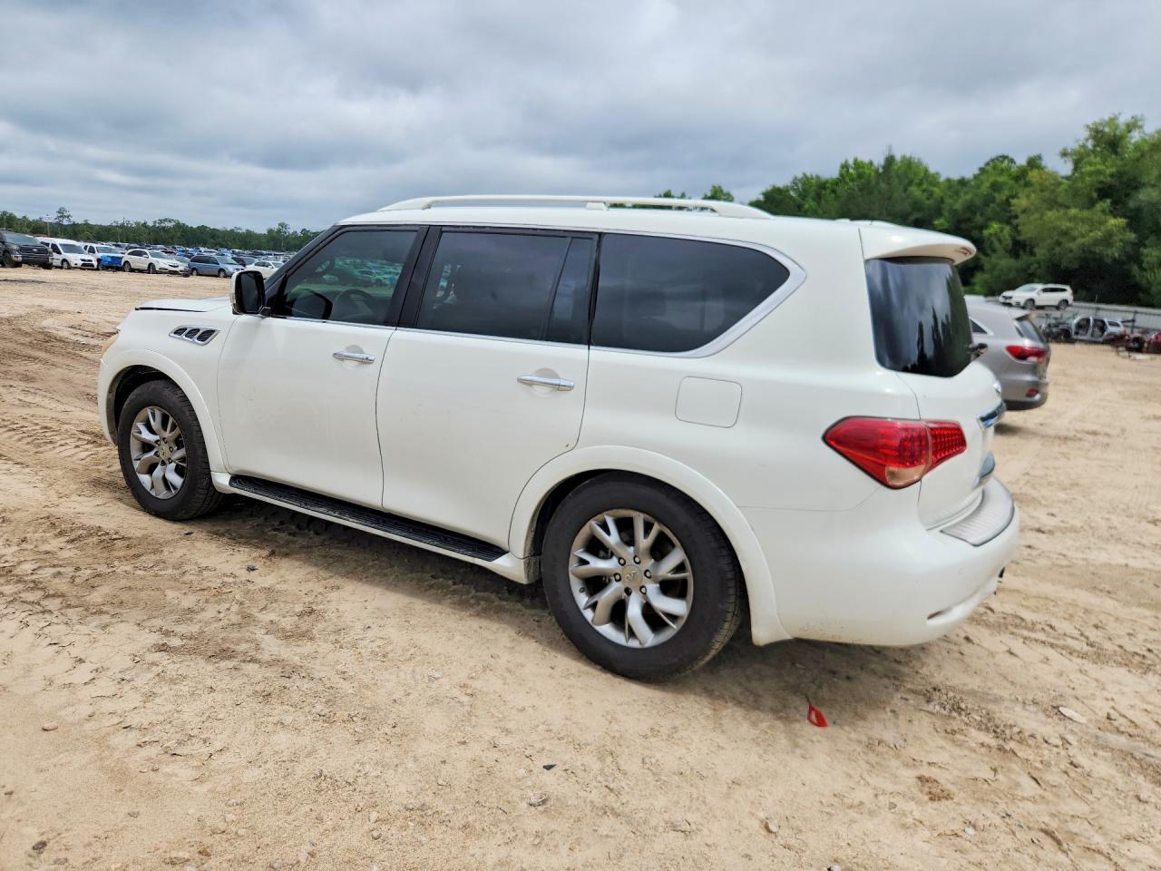 2011 Infiniti Qx56 Base White vin: JN8AZ2NF9B9500017