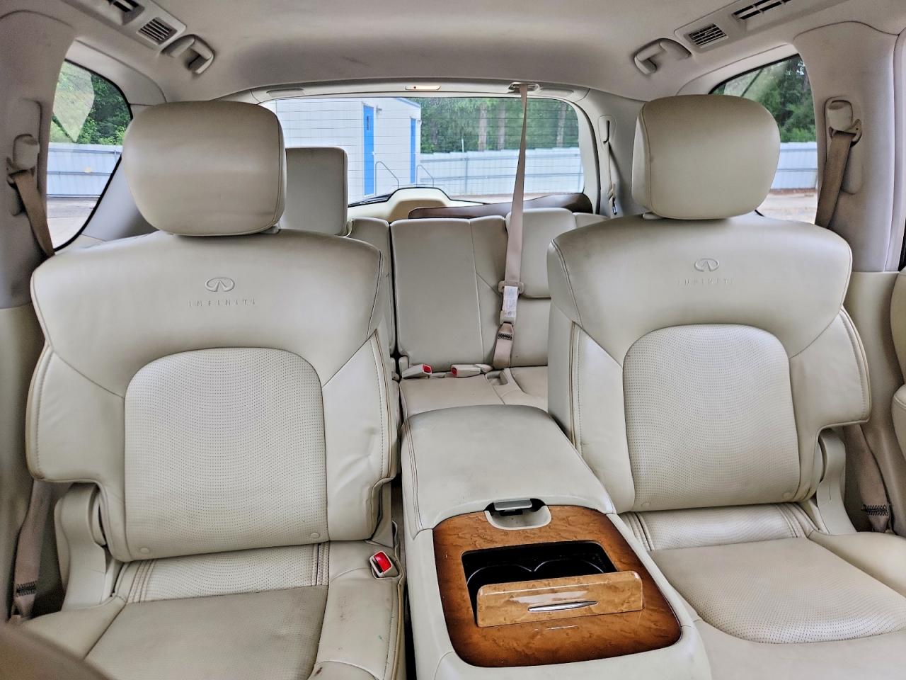 2011 Infiniti Qx56 Base White vin: JN8AZ2NF9B9500017