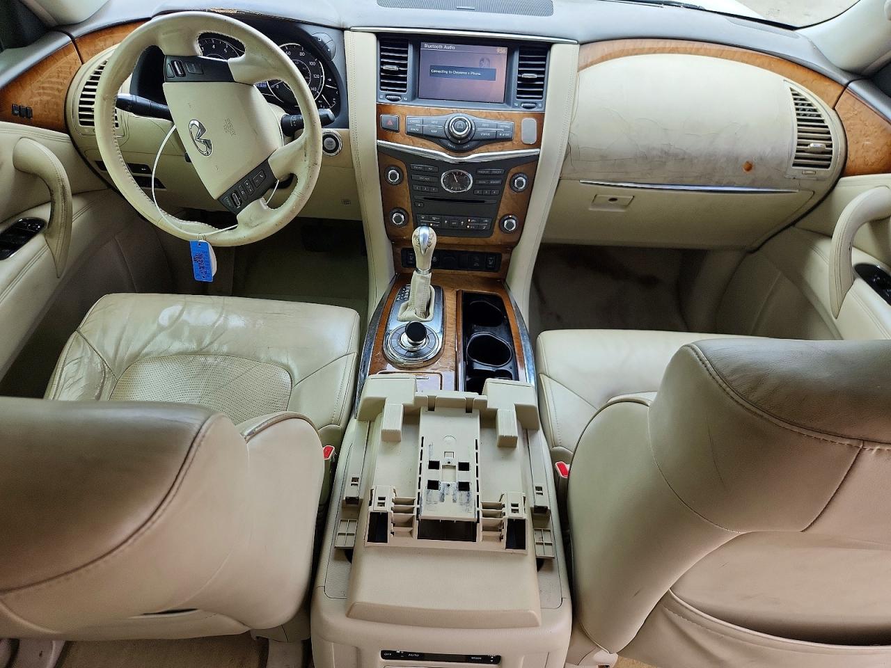 2011 Infiniti Qx56 Base White vin: JN8AZ2NF9B9500017