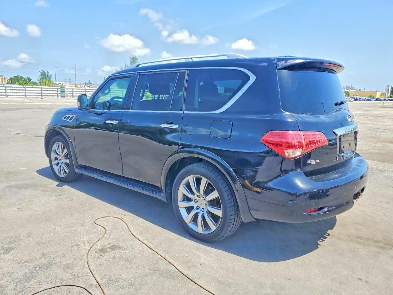 2012 Infiniti Qx56 Base Black vin: JN8AZ2NF9C9515165