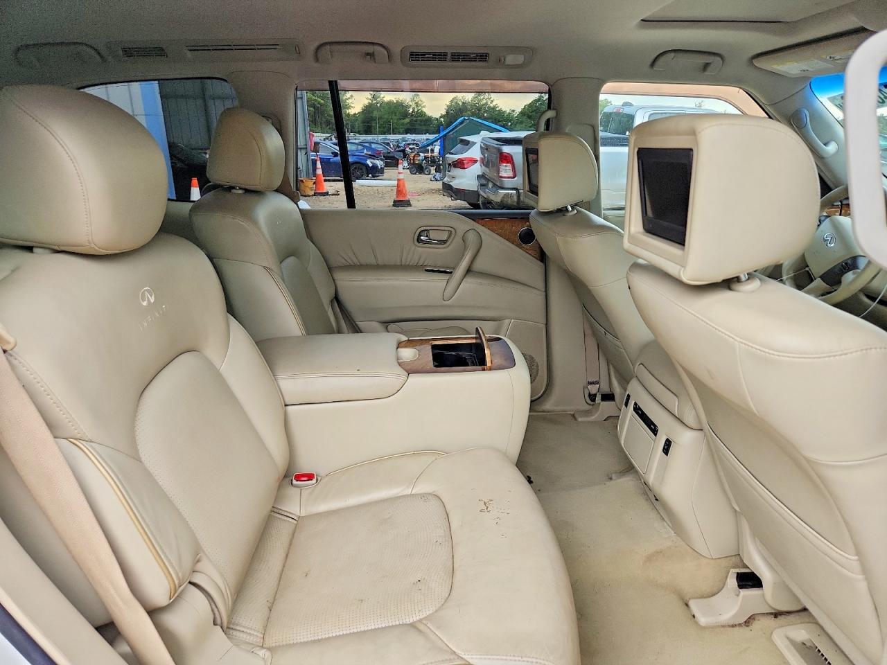 2012 Infiniti Qx56 Base Белый vin: JN8AZ2NF9C9518762