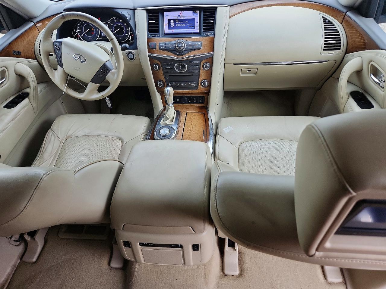 2012 Infiniti Qx56 Base Белый vin: JN8AZ2NF9C9518762