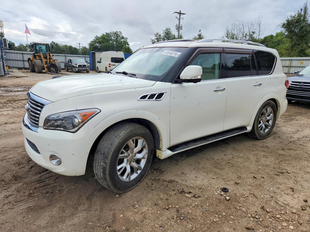 2012 Infiniti Qx56 Base Белый vin: JN8AZ2NF9C9518762