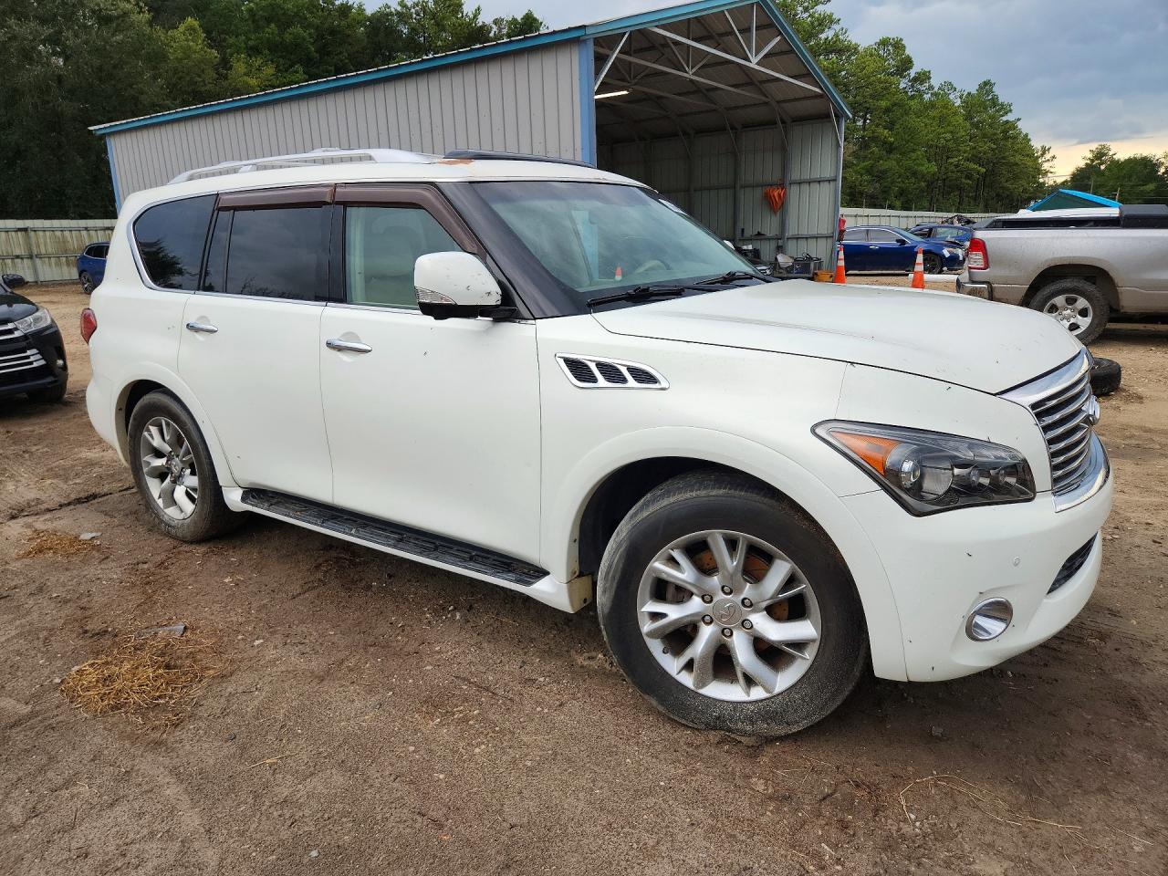 2012 Infiniti Qx56 Base Белый vin: JN8AZ2NF9C9518762