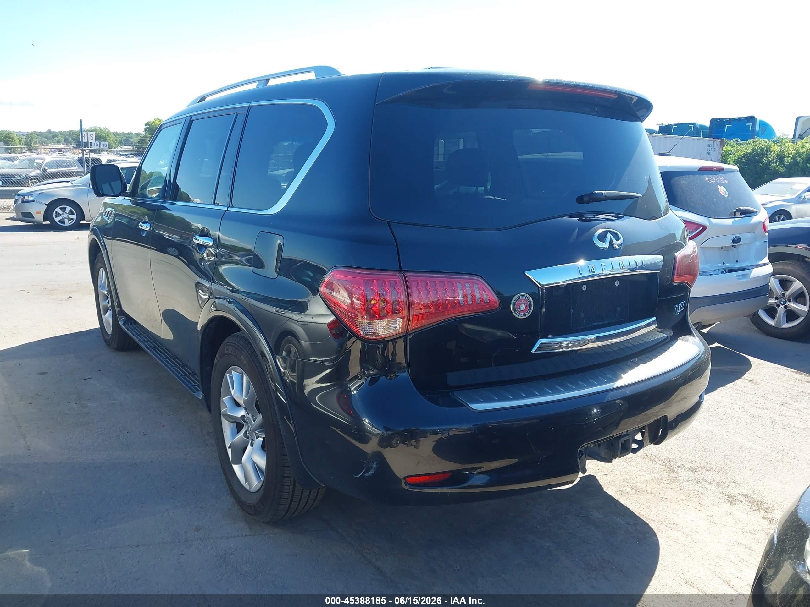 2012 Infiniti Qx56   Black vin: JN8AZ2NF9C9519328