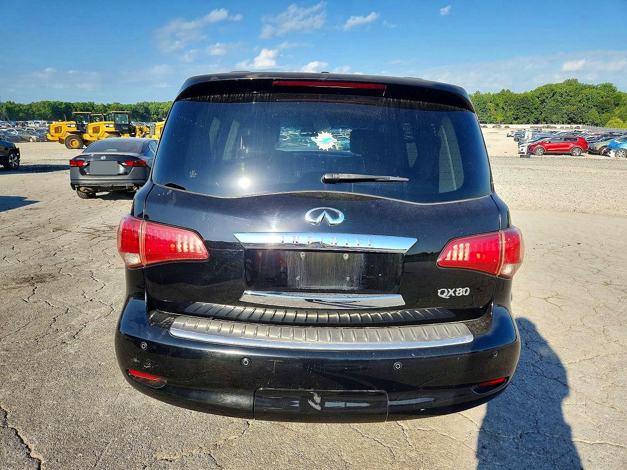 2014 Infiniti Qx80 Base Черный vin: JN8AZ2NF9E9552672