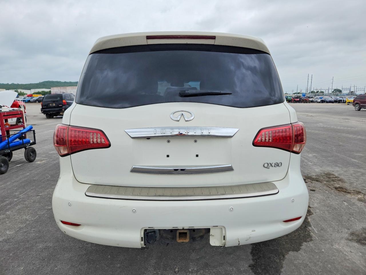 2014 Infiniti Qx80 Base White vin: JN8AZ2NF9E9552915