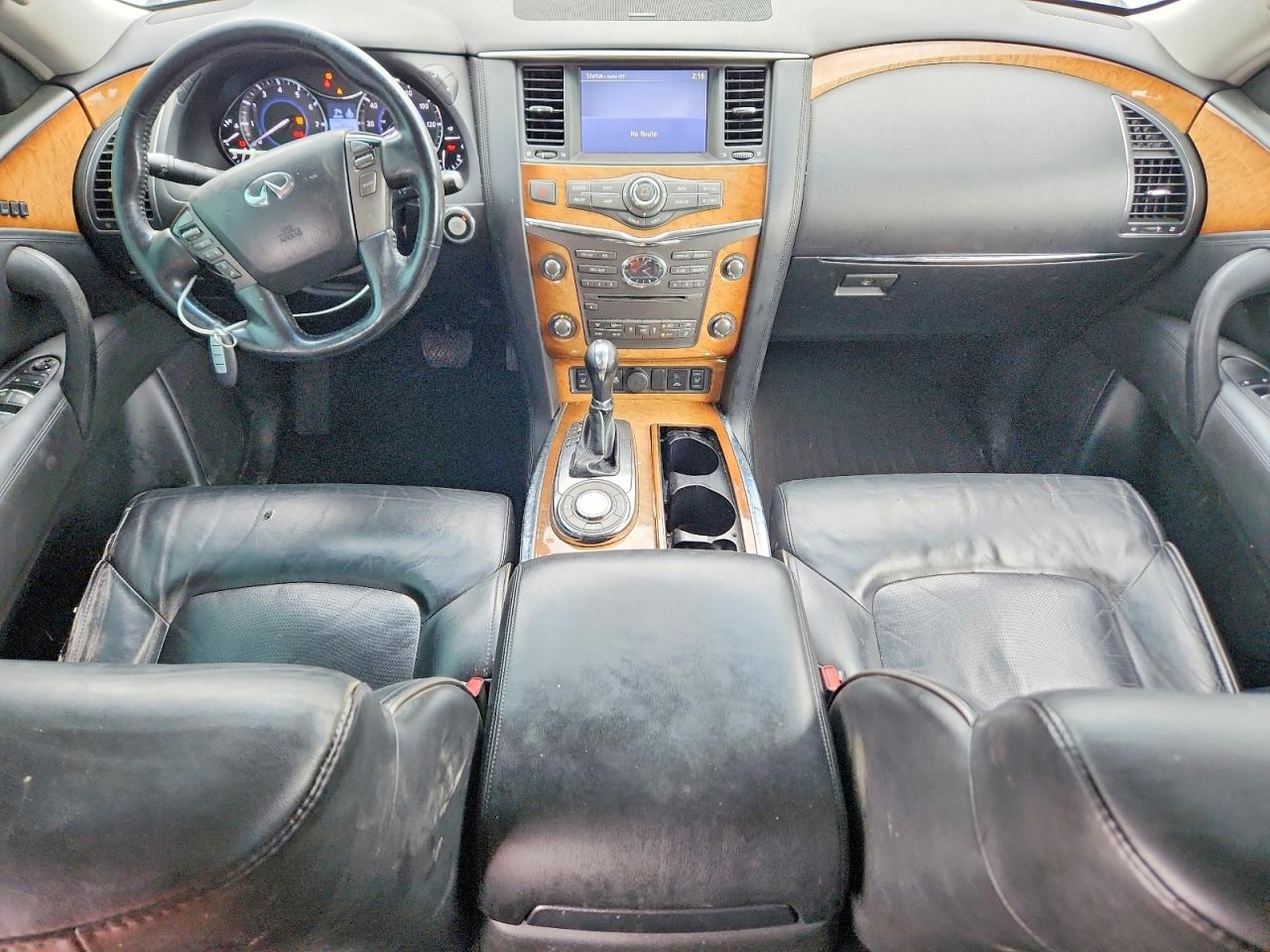 2014 Infiniti Qx80 Base White vin: JN8AZ2NF9E9552915