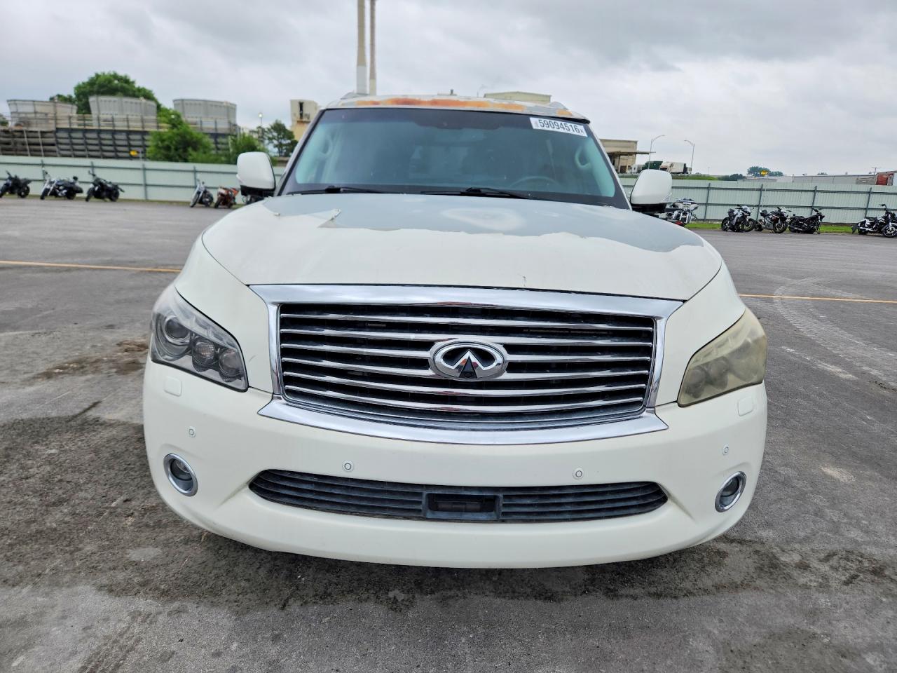 2014 Infiniti Qx80 Base White vin: JN8AZ2NF9E9552915