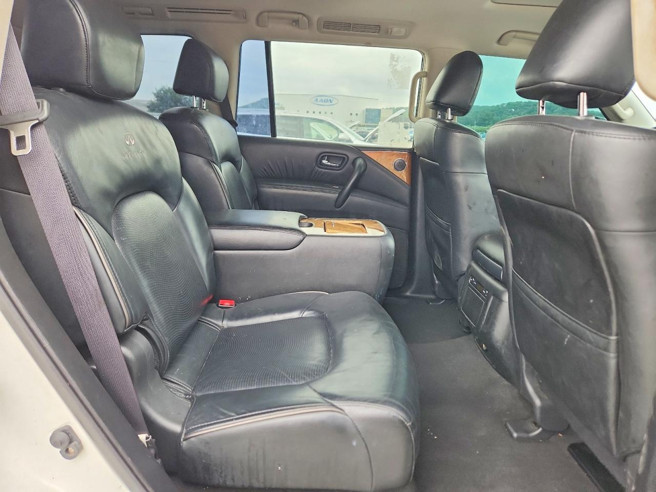 2014 Infiniti Qx80 Base White vin: JN8AZ2NF9E9552915