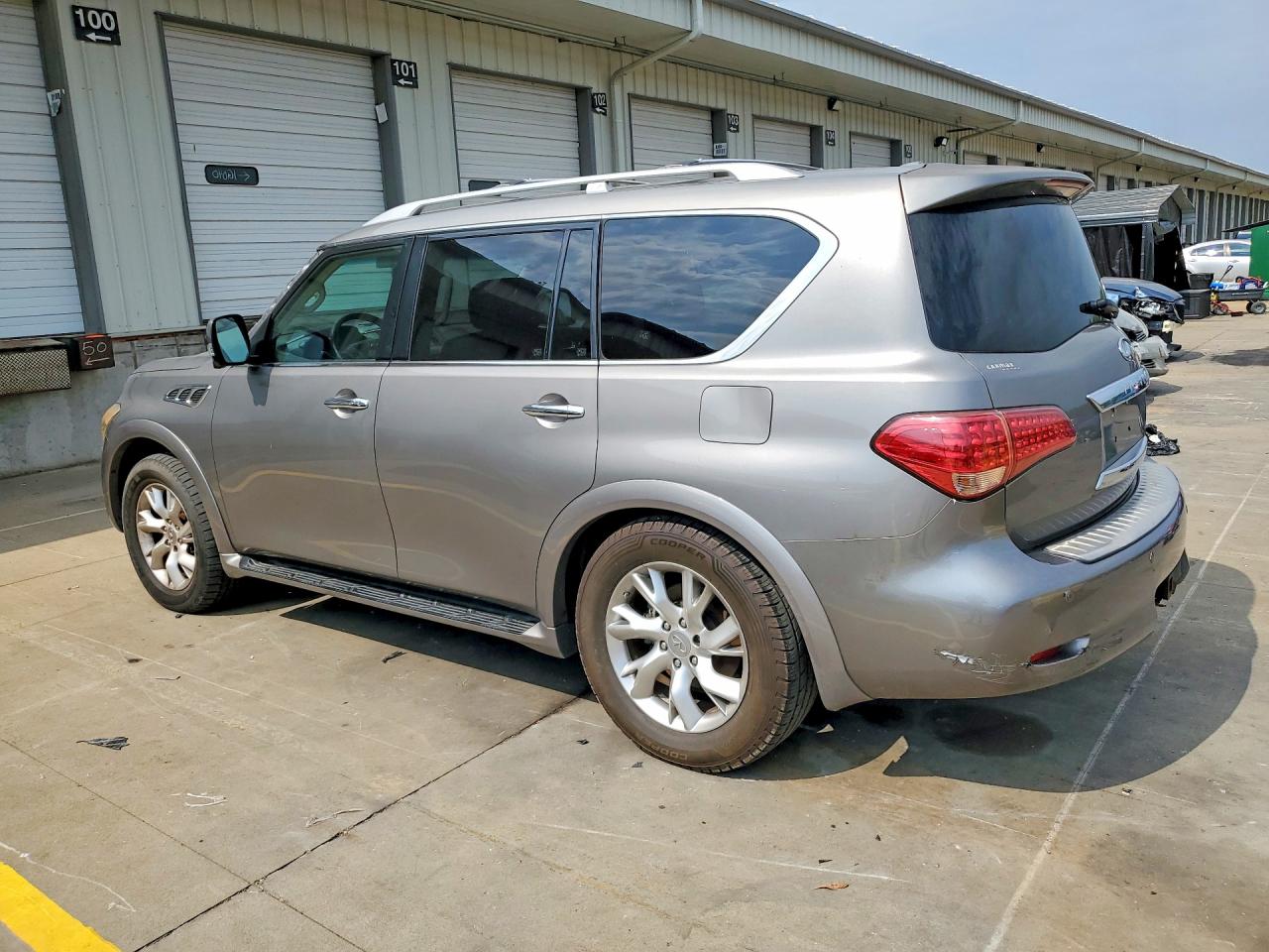 2014 Infiniti Qx80 Base Gray vin: JN8AZ2NF9E9553630